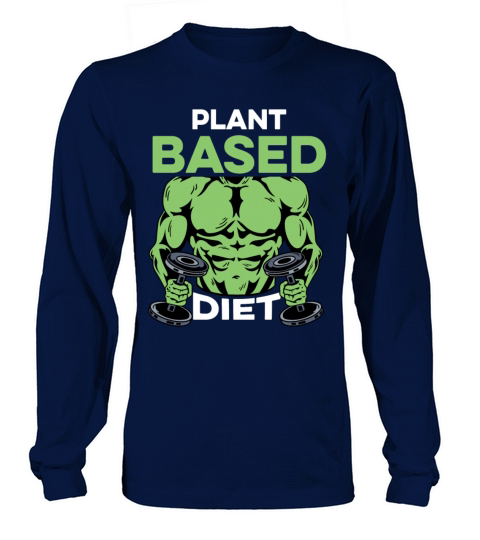 Plant Based Diet Bodybuilder Gift Long sleeved Unisex