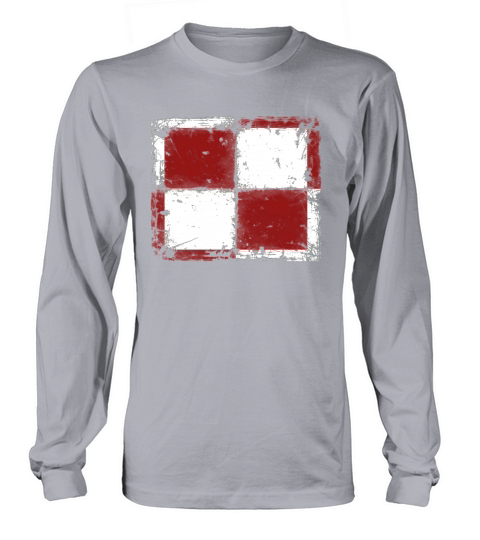 Polish Air Force Szachownica Lotnicza tShirt Poland Polska Long sleeved Unisex