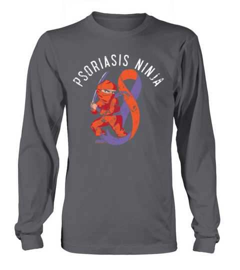 Psoriasis Ninja Skin Disease Psoriasis Awareness Long sleeved Unisex