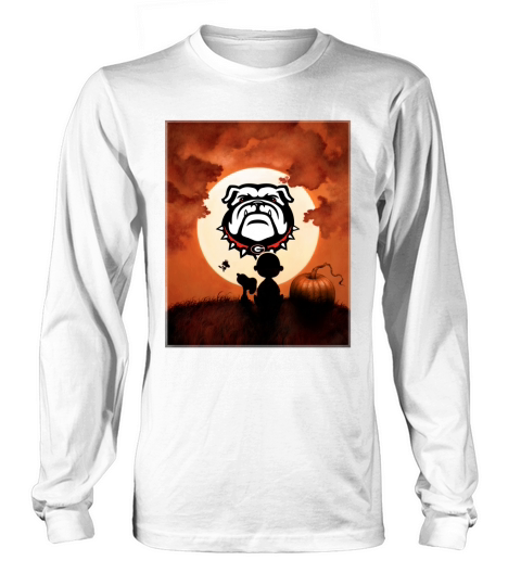 Snoopy Sunset Bulldogs fans Long sleeved Unisex