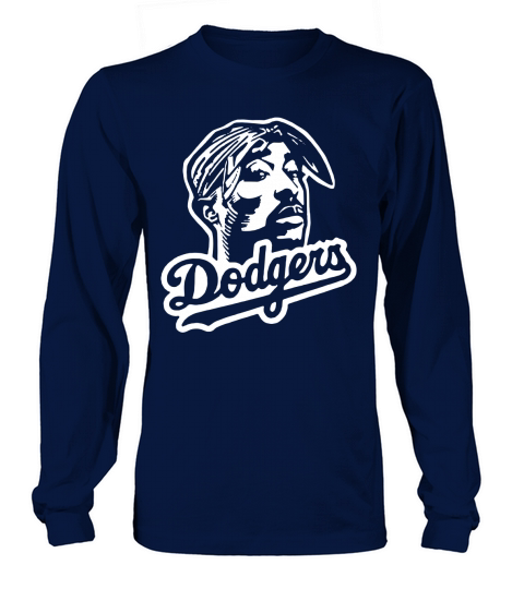 Tupac Shakur. • Los Angeles • Baseball • Dodgers • t-shirt Long sleeved Unisex