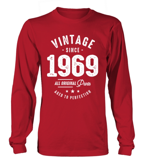 Vintage Since 1969 - 53rd Birthday Retro Classic Long sleeved Unisex