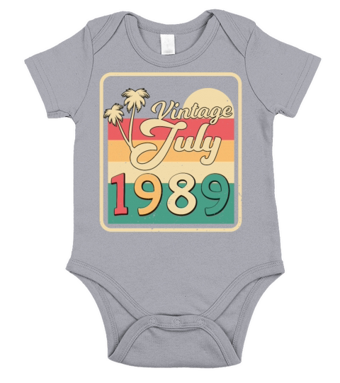 1989 July Everything Original Short Sleeve Baby One-Piece