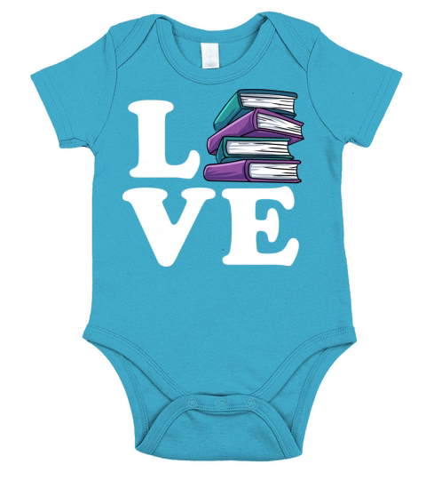 Bookworm Book Love Gift Short Sleeve Baby One-Piece