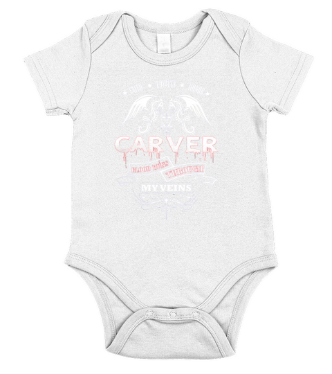 CARVER BLOOD RUNS THROUGH MY VEINS - TSHIRT for CARVER Short Sleeve Baby One-Piece