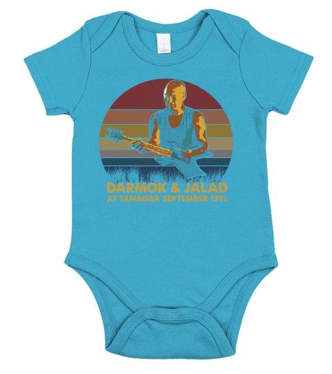 Darmok and jalad at tanagra september 1991 vintage t-shirt Short Sleeve Baby One-Piece