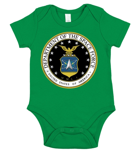 Department of the space force United States of America Short Sleeve Baby One-Piece