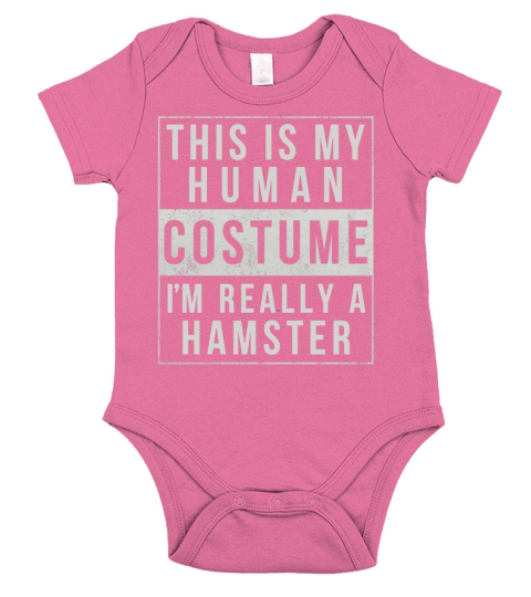 Hamster Halloween Costume Shirt Funny Easy for Kids Adults Short Sleeve Baby One-Piece