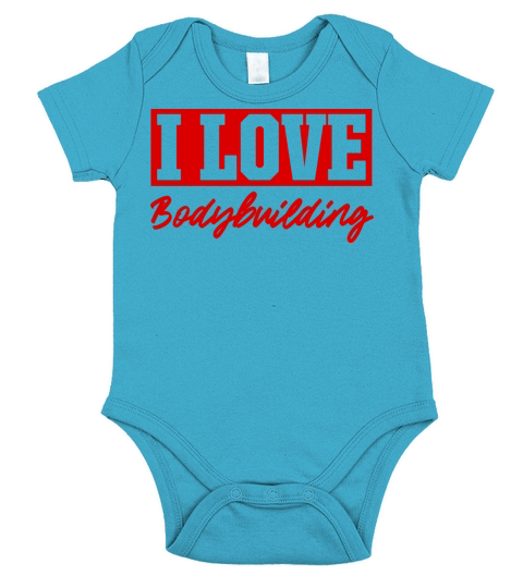 I love bodybuilding Short Sleeve Baby One-Piece