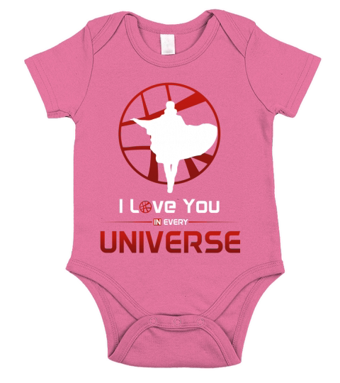 i love you in every universe Short Sleeve Baby One-Piece