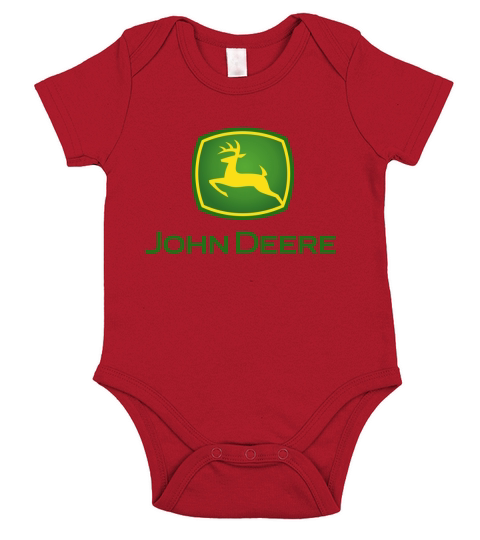 John Deere Fear Deer Short Sleeve Baby One-Piece