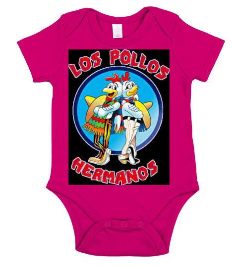 Los Pollos Hermanos Short Sleeve Baby One-Piece