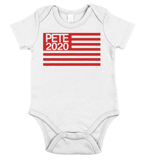 Mayor Pete flag buttigieg 2020 Short Sleeve Baby One-Piece