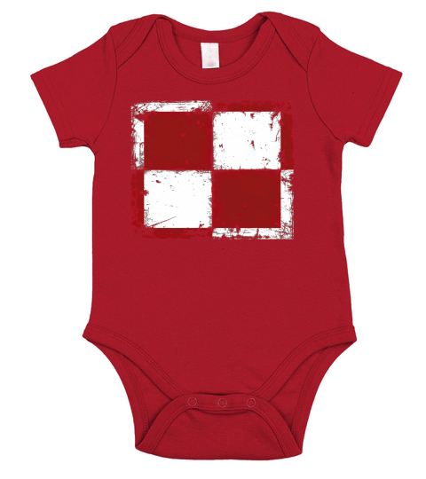 Polish Air Force Szachownica Lotnicza tShirt Poland Polska Short Sleeve Baby One-Piece