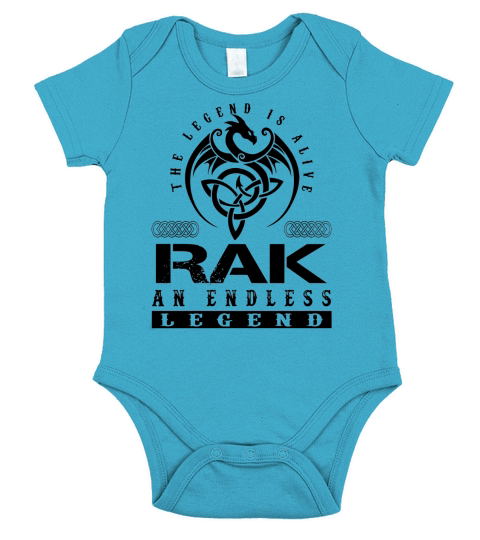 RAK Shirts - Legend Alive RAK Name Shirts Short Sleeve Baby One-Piece