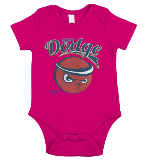Ready to Dodge Mean Dodgeball T-Shirt Short Sleeve Baby One-Piece