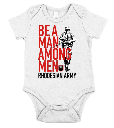 Rhodesian Army Short Sleeve Baby One-Piece