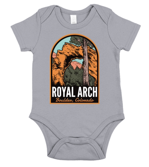 Royal Arch Boulder CO Vintage Short Sleeve Baby One-Piece