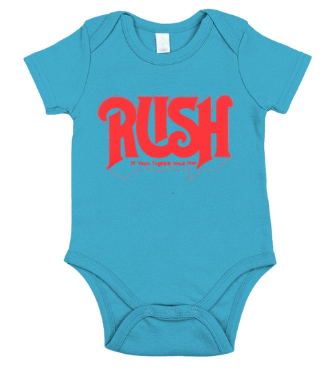Rush 50 years together Short Sleeve Baby One-Piece