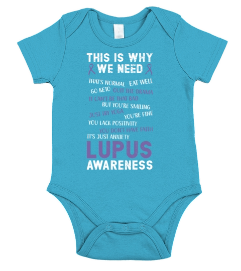 This Is Why We Need Lupus Awareness Disease Short Sleeve Baby One-Piece