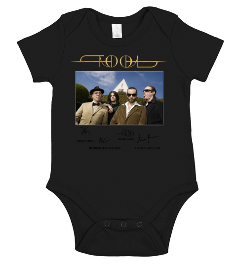 Tool Rock Band Signatures shirt Short Sleeve Baby One-Piece