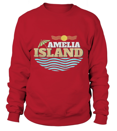 Amelia Island T-Shirt Vintage Summer Tee Sweatshirt Unisex