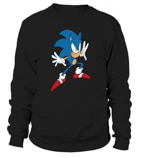 Classic sonic in action Sweatshirt Unisex