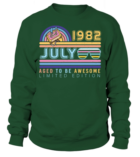 July 1982 40th Birthday Sweatshirt Unisex