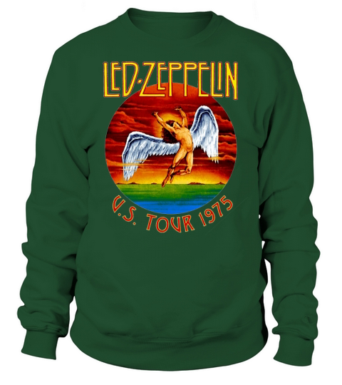New Fashoin Womens Mens Led Zeppelin US TOUR 1975 Vintage Funny 3D Print Casual Sweatshirt Unisex