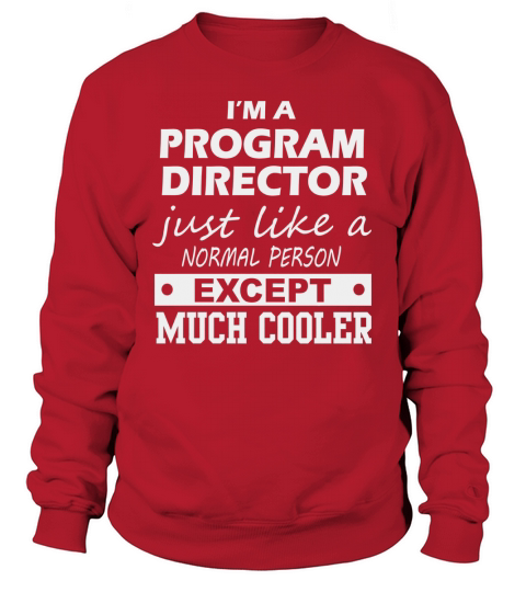 PROGRAM DIRECTOR Cooler Sweatshirt Unisex