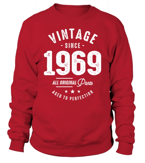Vintage Since 1969 - 53rd Birthday Retro Classic Sweatshirt Unisex