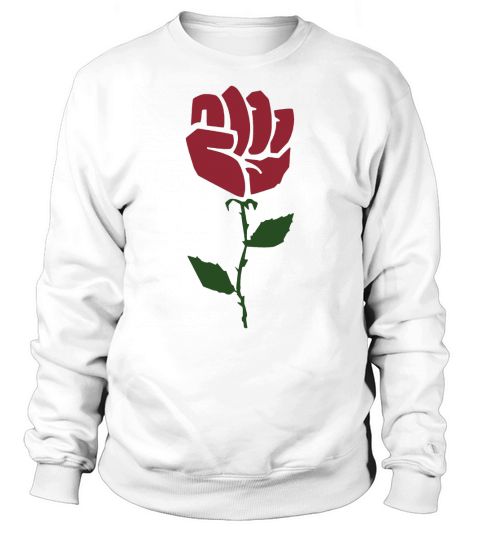 Women right rose resist hands up Sweatshirt Unisex