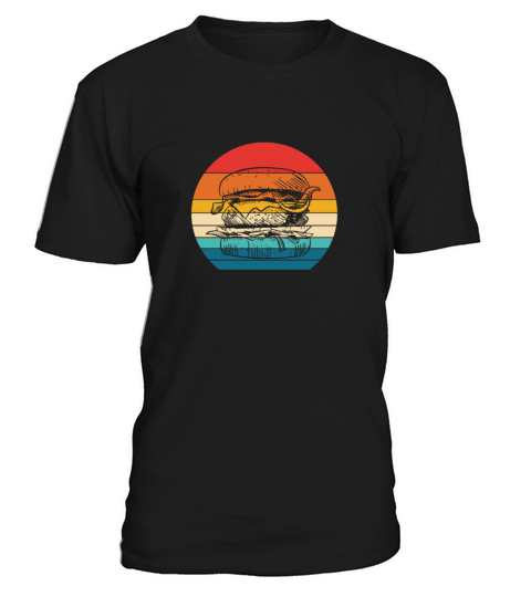 Burger Retro Vintage T-Shirt Unisex