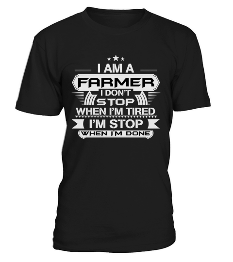 Farmer Shirt Im A Farmer I Dont Stop Proud Chemist Gift T-Shirt Unisex