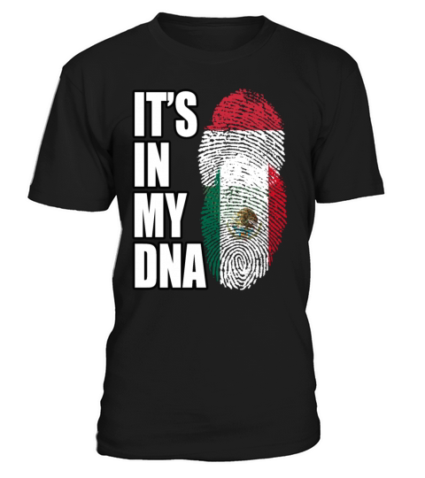 Hungarian And Mexican Mix Heritage DNA Flag T-Shirt Unisex