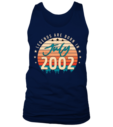20th Year In July 2002 Tank Top Unisex
