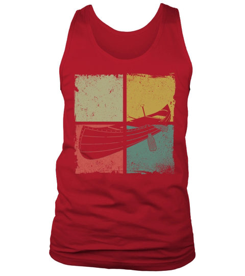 Canoe Canoeing Retro Vintage Tank Top Unisex