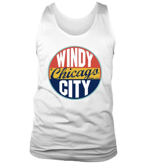 Chicago Vintage Label T-Shirt Tank Top Unisex