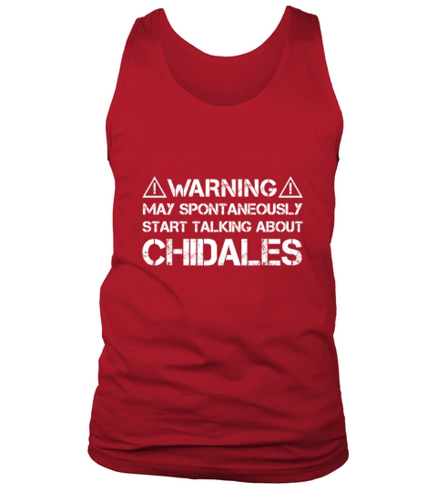 Chidale Warning Tank Top Unisex
