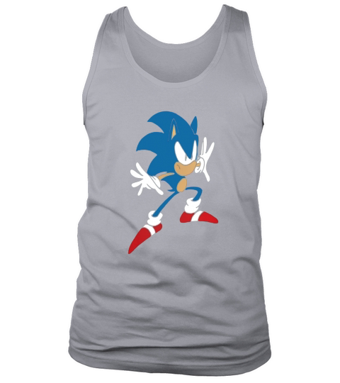 Classic sonic in action Tank Top Unisex