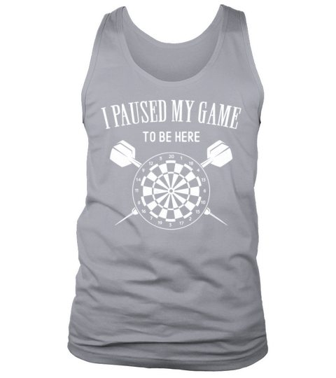 Darts Board Vintage Retro I Paused Tank Top Unisex