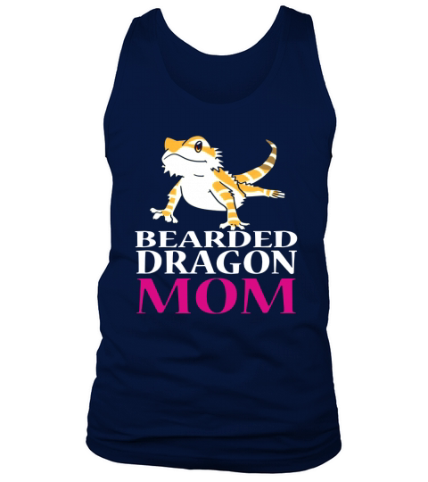 FUNNY BEARDED DRAGON MOM T-SHIRT Pet Owners Lizard Gift Tank Top Unisex