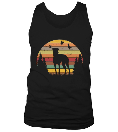 Greyhound Retro British Vintage Tank Top Unisex