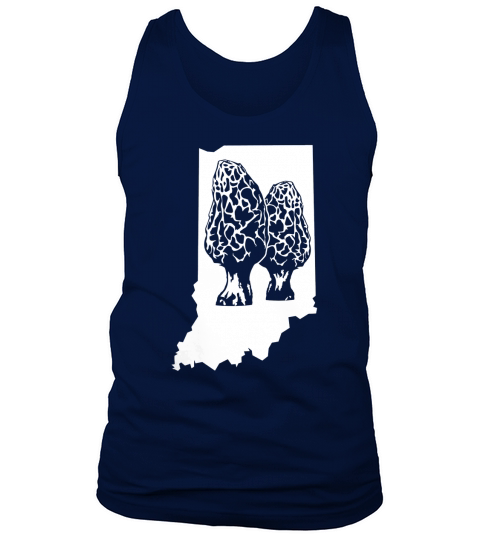 Indiana Morel Mushroom Hunter T-Shirt  Houby Hunting Tank Top Unisex