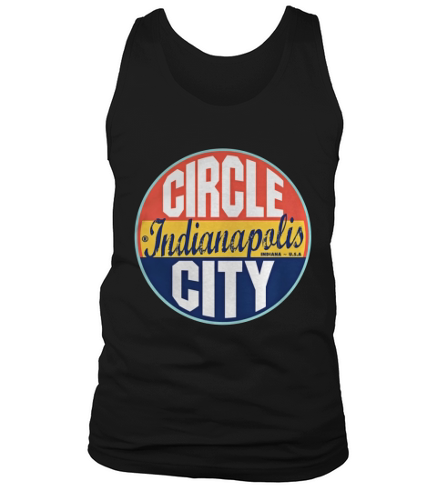 Indianapolis Vintage Label T-Shirt Tank Top Unisex