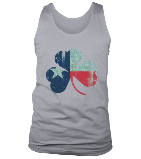 Irish Flag of Texas Shamrock Tank Top Unisex