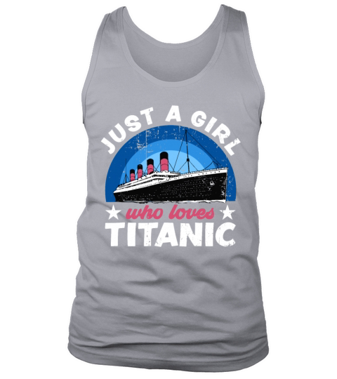 Just a Girl who loves Titanic Kids Girls Gift Tank Top Unisex