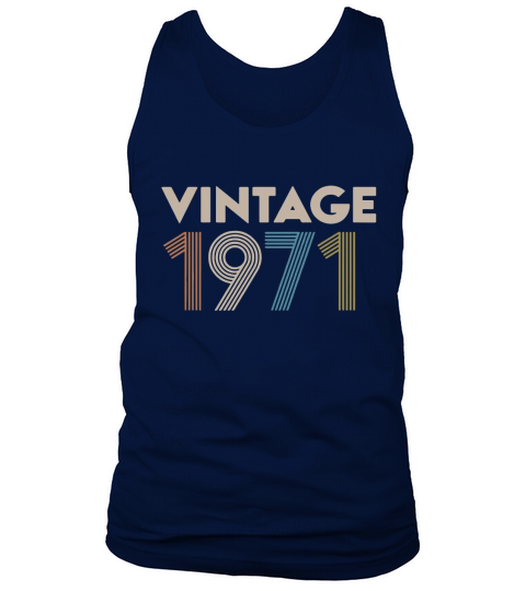Official vintage 1971 shirt Tank Top Unisex
