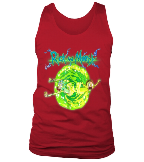 RICK &amp;amp; MORTY PORTAL GLOW LIGHTNING LOGO Tank Top Unisex