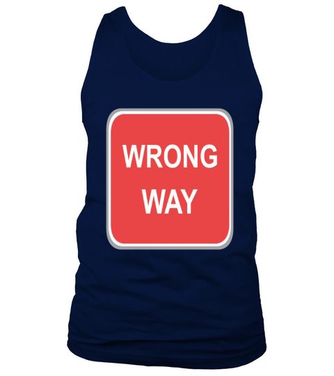 Road_sign_Wrong_way - Colorblock Hoodie Tank Top Unisex